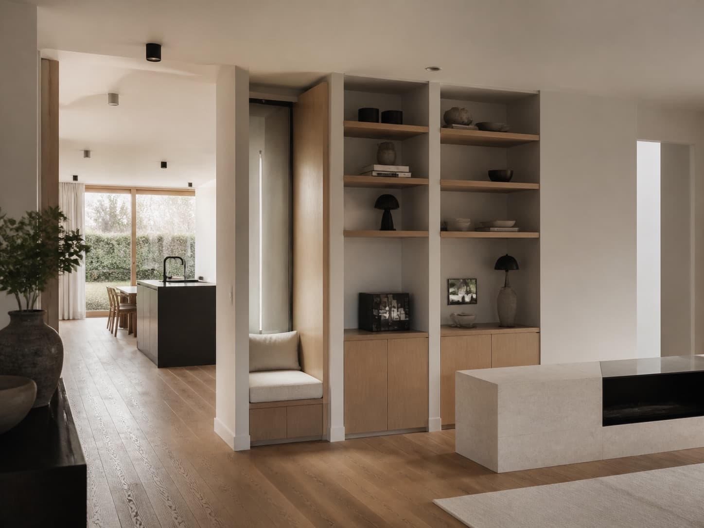 Aménagement intérieur dans un intérieur rénové