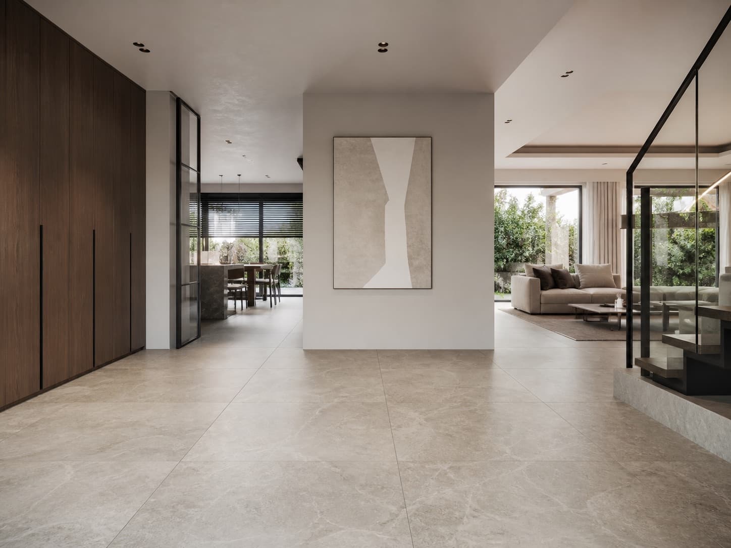 pose de carrelage grand format